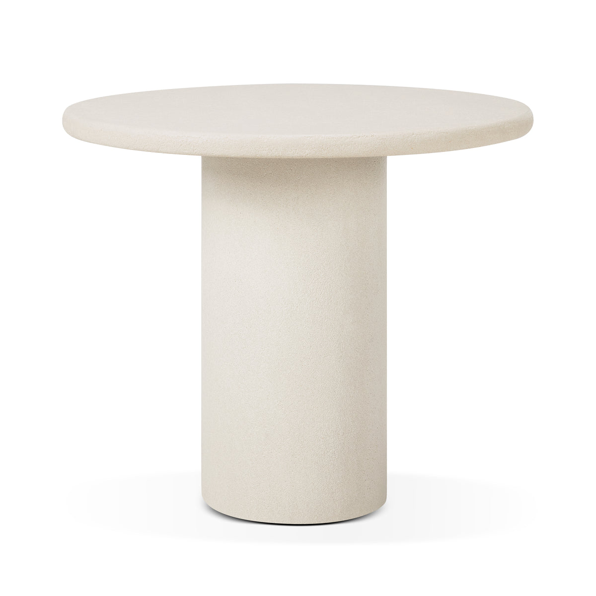 Elements dining table - Microcement - Off White - round 90/90/76