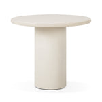 Elements dining table - Microcement - Off White - round 90/90/76