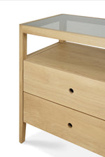 Ethnicraft Oak Spindle Chest of drawers