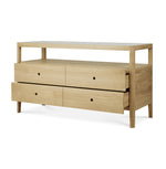 Ethnicraft Oak Spindle Chest of drawers